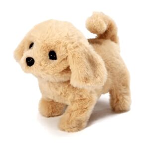 Pandaworld Joyful Jogs Pup, Plush Golden Retriever Walking and Barking Puppy Stuffed Animal, Soft Toy Dog (Battery Not Included)₹699