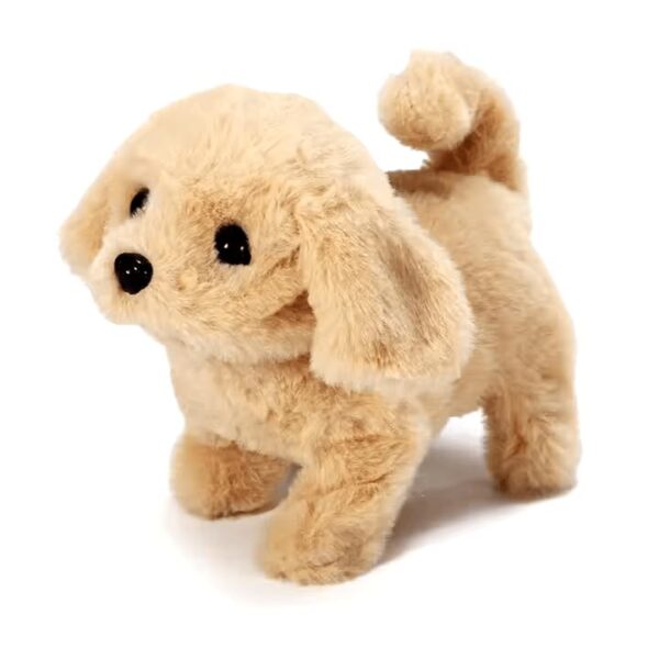 Pandaworld Joyful Jogs Pup, Plush Golden Retriever Walking and Barking Puppy Stuffed Animal, Soft Toy Dog (Battery Not Included)₹699