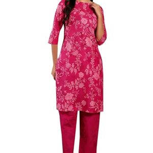 W for Woman Floral Print kurta & Straight Pants Co-Ord Set
